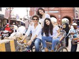 Shahrukh  Khan Takes Katrina & Anushka On Cycle Ride On ZERO Sets