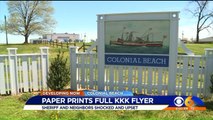 Community Shocked After Local Paper Publishes KKK Recruitment Flyer