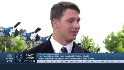 Josh Allen answers for his inappropriate tweets from high school