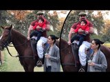 Saif Ali Khan And Kareena Kapoor Take Taimur Ali Khan For Horse Riding At Pataudi Palace