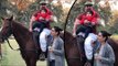 Saif Ali Khan And Kareena Kapoor Take Taimur Ali Khan For Horse Riding At Pataudi Palace