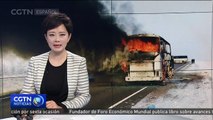 El incendio de un autobús deja 52 víctimas mortales en Kazajistán