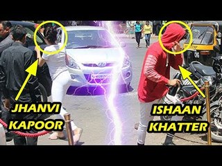 Jhanvi Kapoor Avoids Getting Clicked With Ishaan Khatter