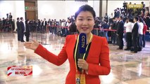 Enlace con nuestra periodista He Beibei en la inauguración del XIX Congreso Nacional del PCCh