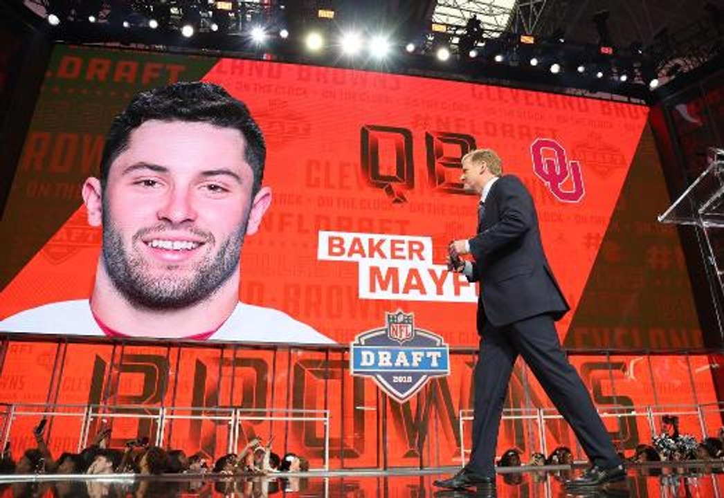 Baker Mayfield drafted No. 1 overall by Cleveland Browns