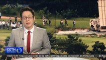 Cuatro lanzadores del THAAD entran en base de EE. UU. en Corea del Sur a pesar de las protestas