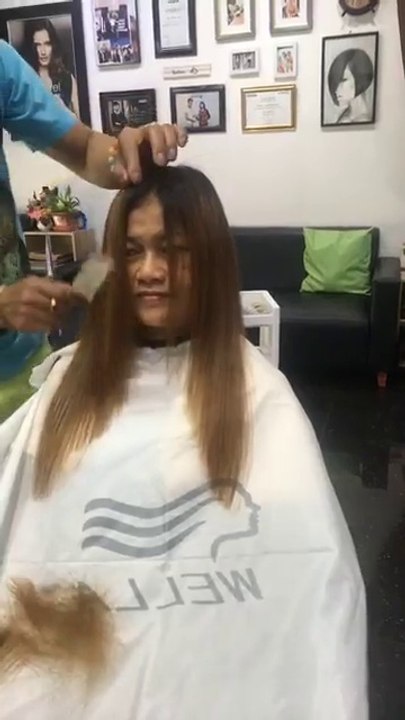 How to: Quick long layered haircut step by step - Layered haircut techniques