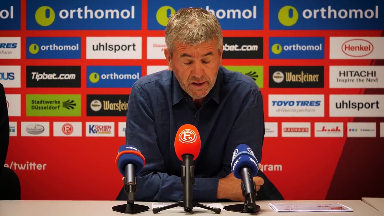 Pressekonferenz vor Dynamo Dresden vs. Fortuna Düsseldorf