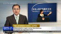 China exhorta a Japón a actuar discretamente en asuntos de seguridad militar