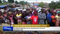 La cifra de fallecidos tras los deslizamientos de tierra asciende a 400 en Sierra Leona