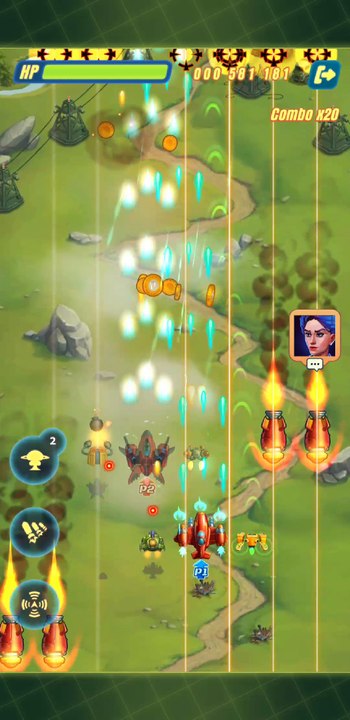 HAWK – Force of an Arcade Shooter. Shoot 'em up! Gameplay HD #7