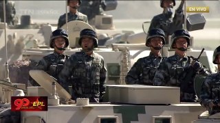 Desfile militar - Destacamento de la Artillería Autopropulsada