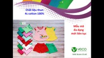 Quần áo trẻ em xuất khẩu giá sỉ - Bộ sưu tập hè Bộ sọt kiến xinh xắn