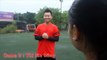 Thử thách bóng đá với Công Phượng phiên bản nữ U23 Việt Nam kỹ thuật đỉnh như Ronaldo