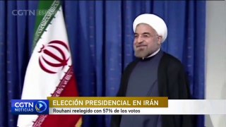 Rouhani reelegido con 57% de los votos