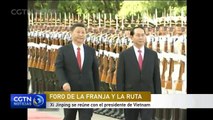Xi Jinping se reúne con el presidente de Vietnam