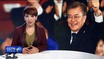 El presidente chino, Xi Jinping, felicita a Moon Jae-in