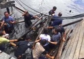 Public Housing Bridge Collapses During Government Inspection in Philippines