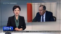 Ministro de Relaciones Exteriores de Rusia pide a Estados Unidos que no tome medidas unilaterales