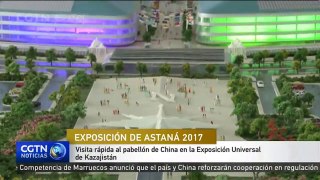 El pabellón de China en la feria mundial en Kazajistán
