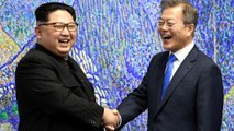 Les poignées de main historiques entre Moon Jae-in et Kim Jong-un