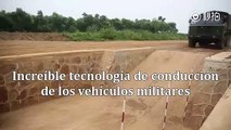 Increíble tecnología de conducción de los vehículos militares por los soldados chinos