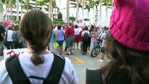 Manifestaciones en Florida contra las políticas de Trump