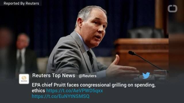 EPA Chief Pruitt Faces Congressional Grilling On Spending, Ethics