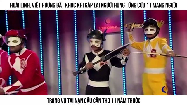 Hoài Linh, Việt Hương bật khóc khi gặp lại người hùng cứu 11 người trong sự cố sập cầu Cần Thơ