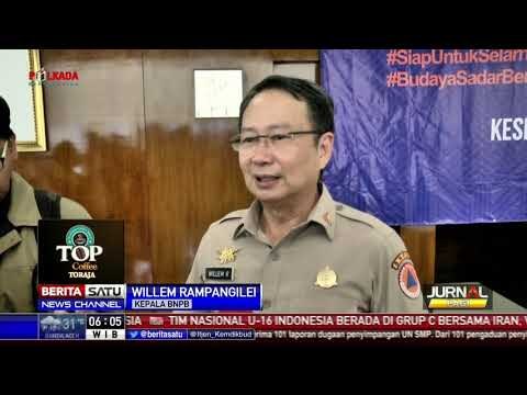 BNPB Membuat Parit di Lokasi Ledakan Sumur Minyak Aceh