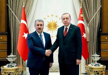 Cumhurbaşkanı Erdoğan, BBP Lideri Destici ile 15.00'te Görüşecek