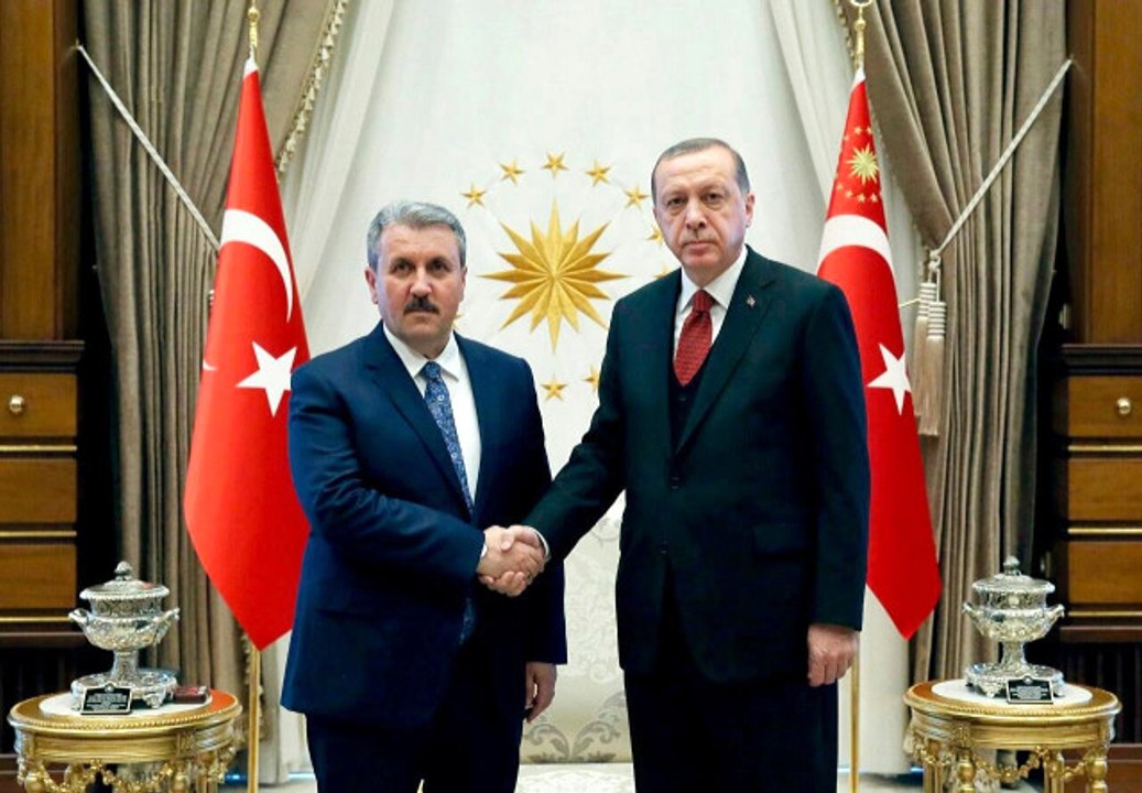Cumhurbaşkanı Erdoğan, BBP Lideri Destici ile 15.00'te Görüşecek