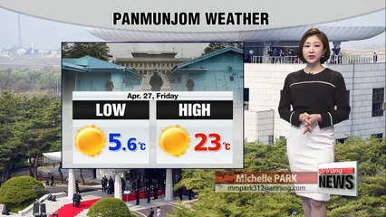 Nice weather today on day of Korean summit talks _ 042718