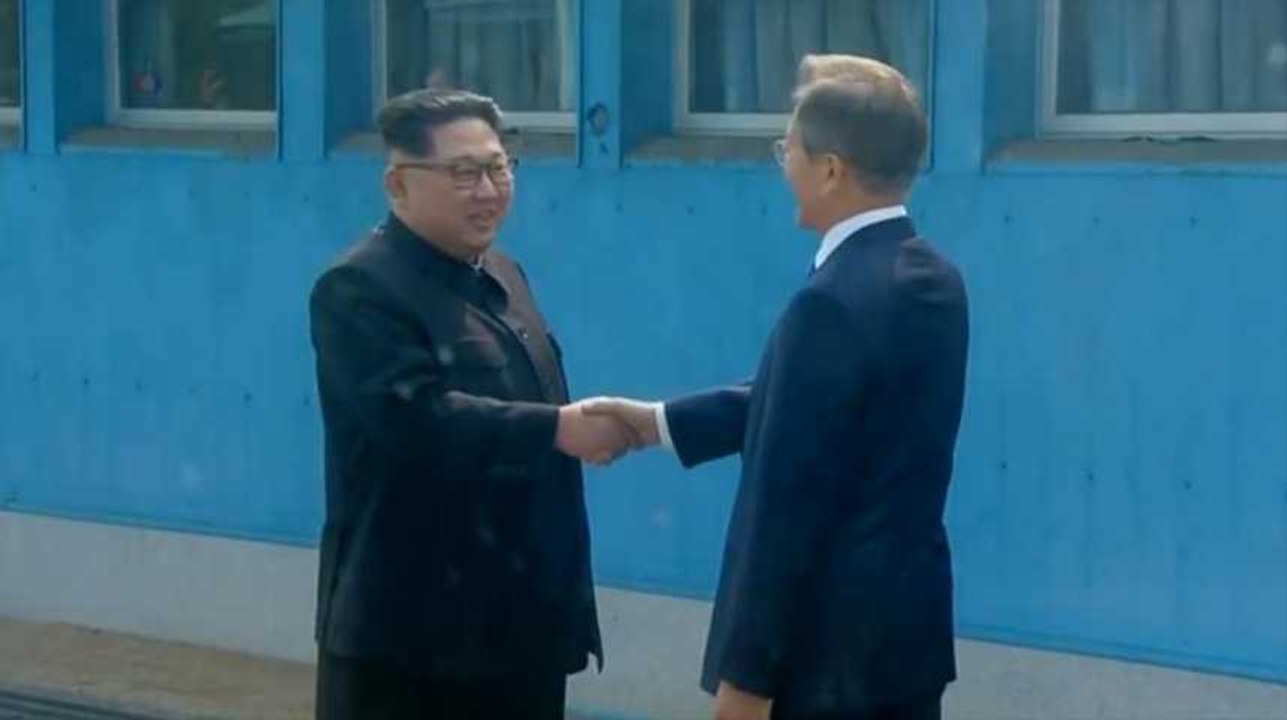 Les images du sommet historique entre la Corée du Nord et la Corée du Sud