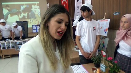 Lisesi gençlerden 'Bir ölür bin yaşarız' projesi