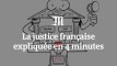 Le fonctionnement de la justice française expliqué en quatre minutes