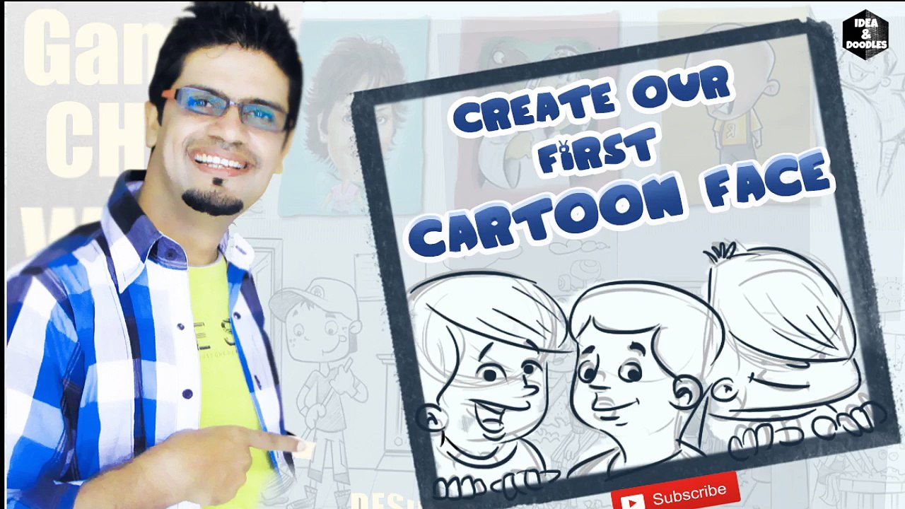 Create our first cartoon face