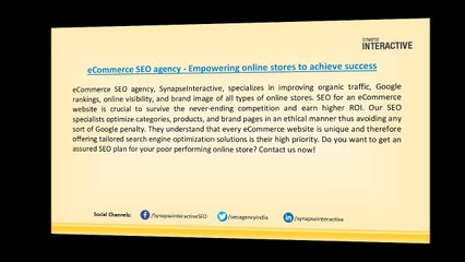 eCommerce SEO agency - Double your online sales with our solutions