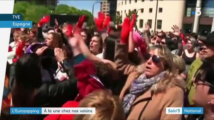 Eurozapping : colère en Espagne après la condamnation de "la Meute" pour abus sexuels