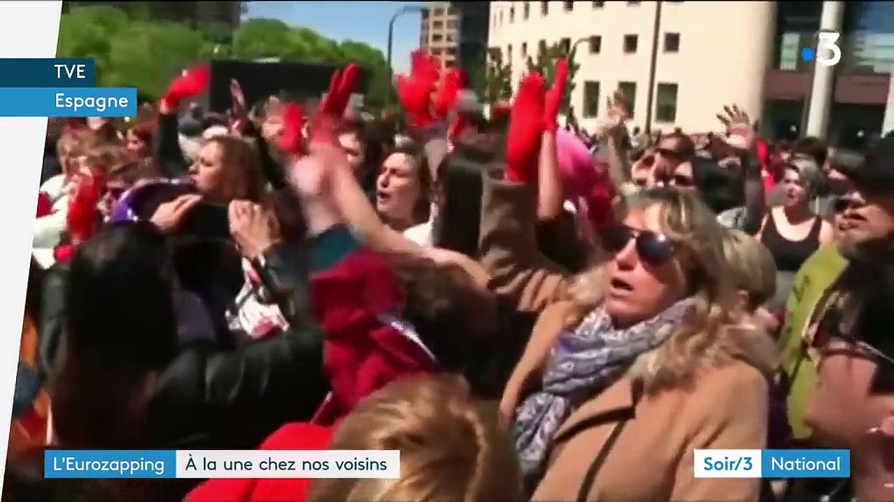 Eurozapping : colère en Espagne après la condamnation de "la Meute" pour abus sexuels