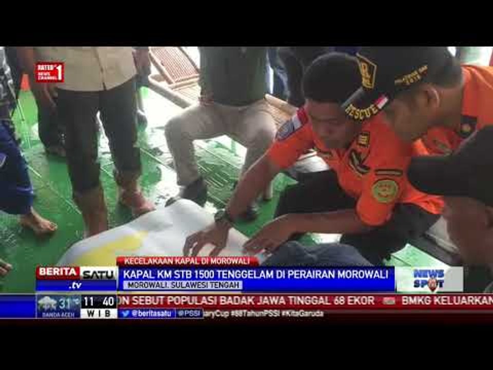 Kapal Bermuatan Semen Tenggelam di Perairan Morowali