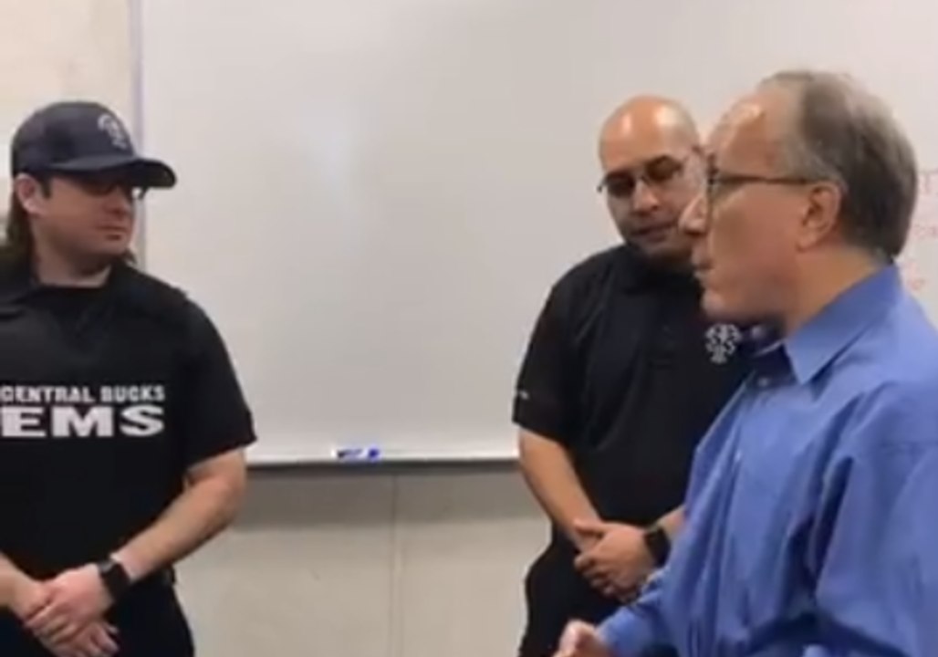 Heart Attack Survivor Hand Delivers Gifts to Paramedics Who Saved His Life