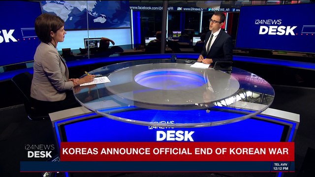 i24NEWS DESK | Koreas announce official end of Korea war | Friday, April 27th 2018