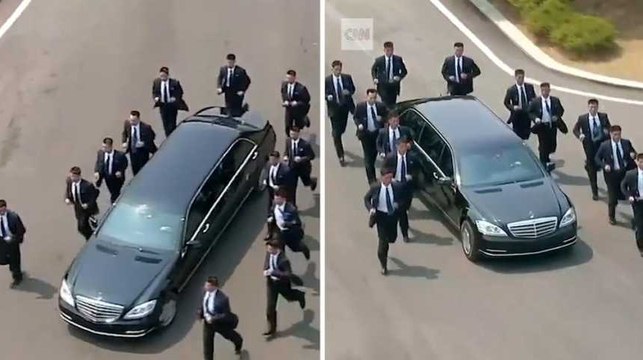 En Corée, les gardes du corps de Kim Jong Un ont pu faire leur premier footing côté Sud