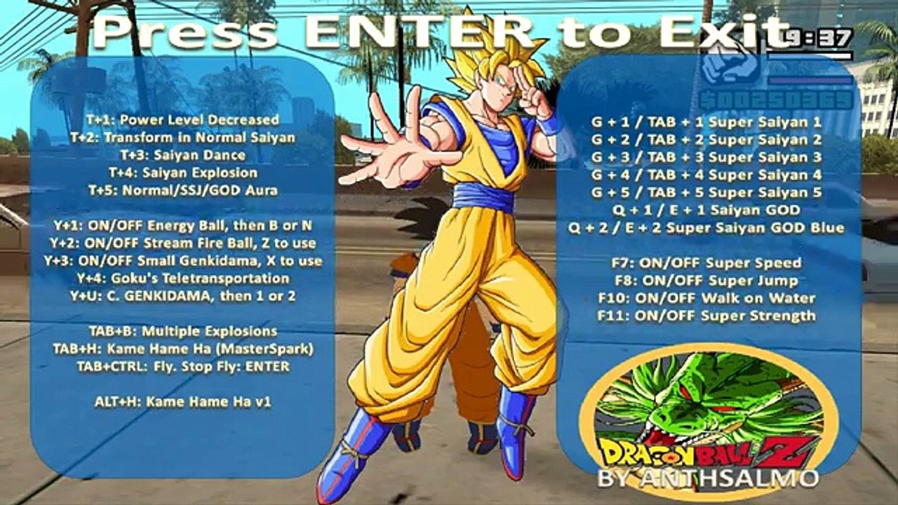 GTA San Andreas - How To Install Dragon Ball Mod