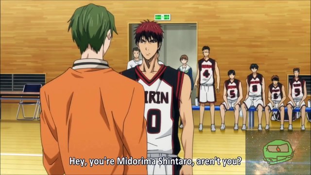 奇跡の世代 緑間真太郎 初登場シーン 黒子のバスケ THE BASKETBALL WHICH KUROKO PLAYS