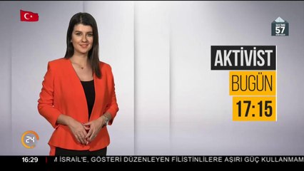 Aktivist bugün 17:15'te 24 TV'de