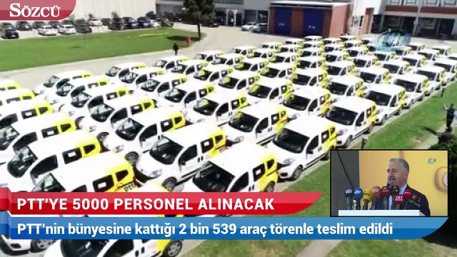 Arslan “PTT’ye 5 bin personel alınacak”
