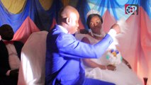 Video of newly wedded man tries killing his wife by forcing her to eat