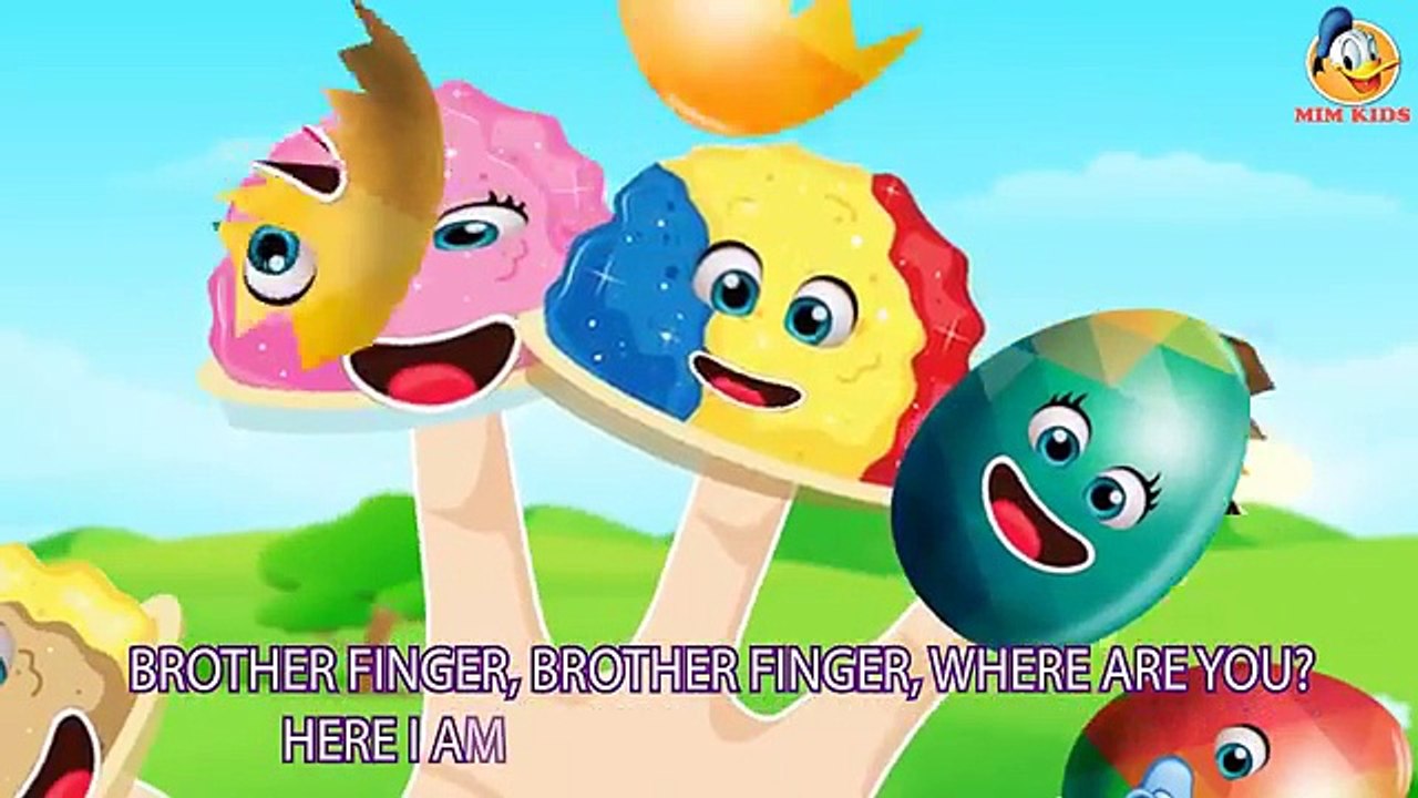 Ice Cream 21 Finger Family Rhyme ♦ Daddy Finger Song